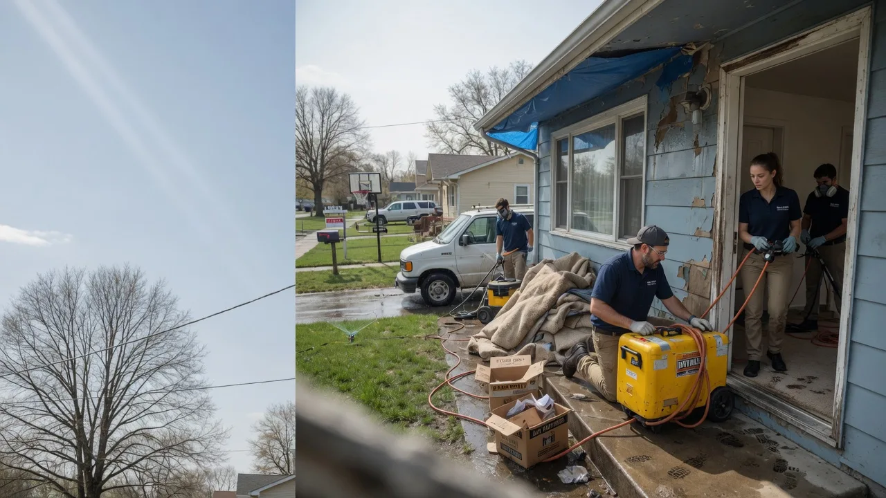 Basement Flood Cleanup in Glouster, OH near me